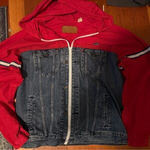Levi’s Retro Hybrid Denim windbreaker parka Big E